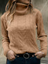 Damen Chunky Rollkragenpullover – Bequemer Langarm